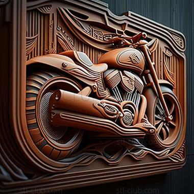 3D model Harley Davidson Street (STL)